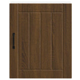 Lucca kitchen wall cabinet oak brown engineered wood