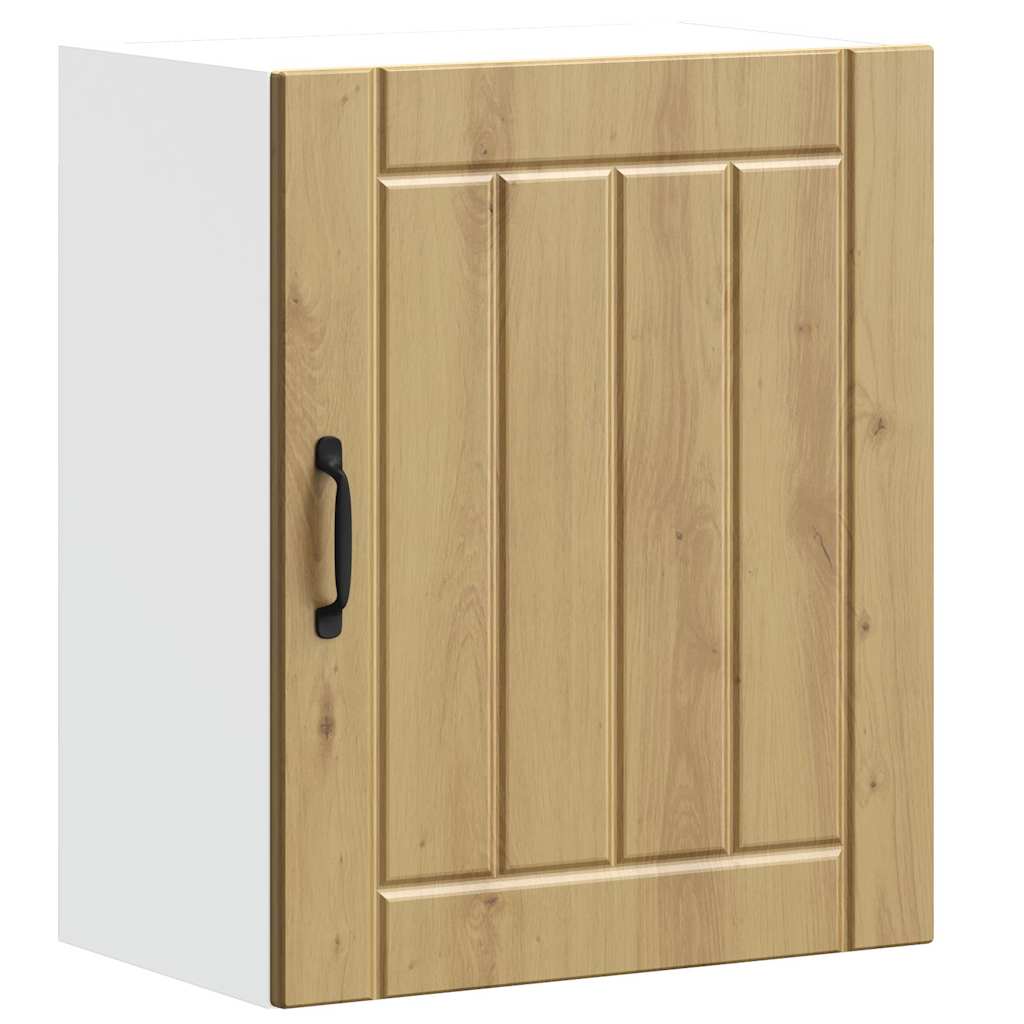 Lucca kitchen wall cabinet handcrafted oak engineered wood