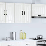 Lucca kitchen wall cabinet white gloss engineered wood