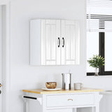 Lucca kitchen wall cabinet white gloss engineered wood