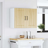 Lucca kitchen wall cabinet sonoma oak engineered wood