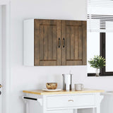 Lucca kitchen wall cabinet smoked oak engineered wood