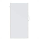 Armoire murale de cuisine avec porte en verre Lucca blanc