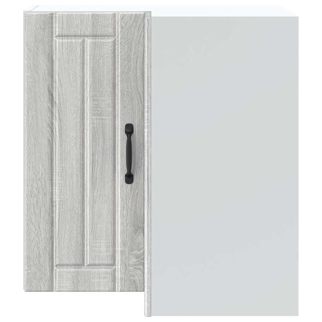 Armoire d'angle murale de cuisine Lucca sonoma gris