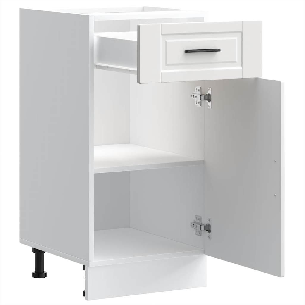 Armoire de cuisine Porto blanc bois d'ingénierie