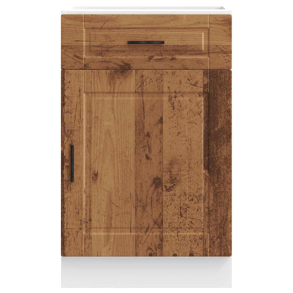 Armoire de cuisine Porto vieux bois bois d'ingénierie