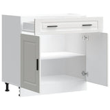 Armoire de cuisine Porto blanc bois d'ingénierie