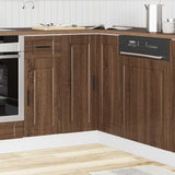 Porto kitchen corner cabinet oak brown engineered wood