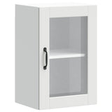 Armoire murale de cuisine avec porte en verre Porto blanc