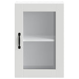 Armoire murale de cuisine avec porte en verre Porto blanc