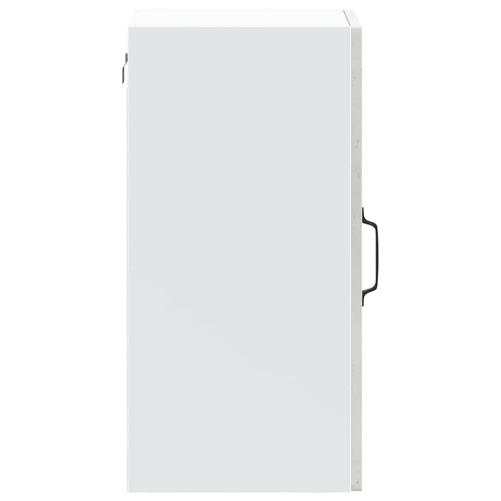 Armoire murale de cuisine avec porte en verre Porto gris béton