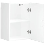 Armoire murale de cuisine Porto blanc brillant bois ingénierie