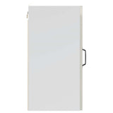 Armoire murale de cuisine Porto blanc brillant bois ingénierie