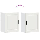 Armoires murales de cuisine 2 pcs Porto blanc bois d'ingénierie