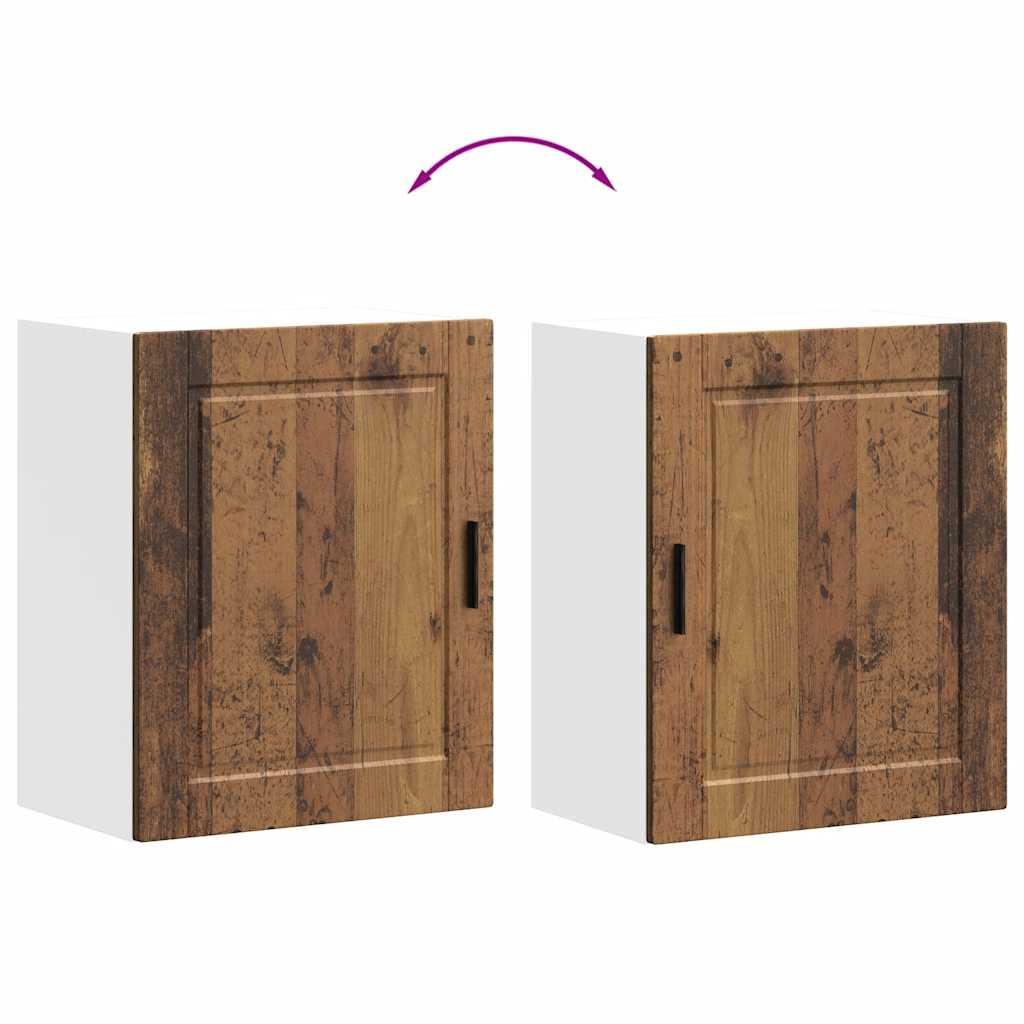 Armoires murales de cuisine 2 pcs Porto vieux bois