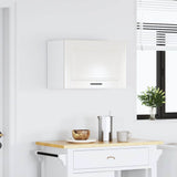 Armoire murale de cuisine Porto blanc brillant bois ingénierie