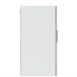 Armoire murale de cuisine avec porte en verre Porto sonoma gris