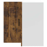 Porto smoked oak kitchen wall corner cabinet