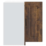 Porto smoked oak kitchen wall corner cabinet