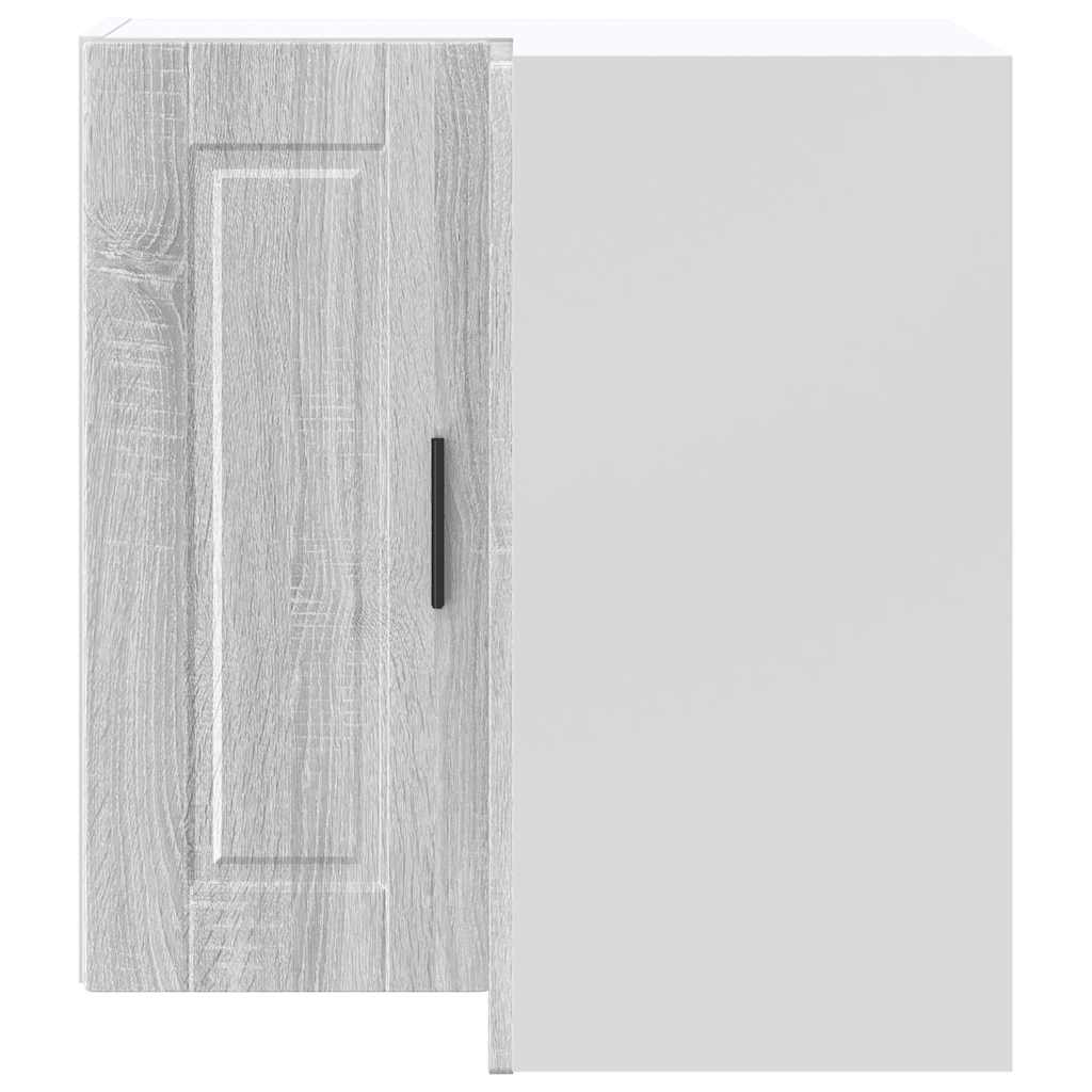 Armoire d'angle murale de cuisine Porto sonoma gris