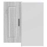 Armoire d'angle murale de cuisine Porto sonoma gris