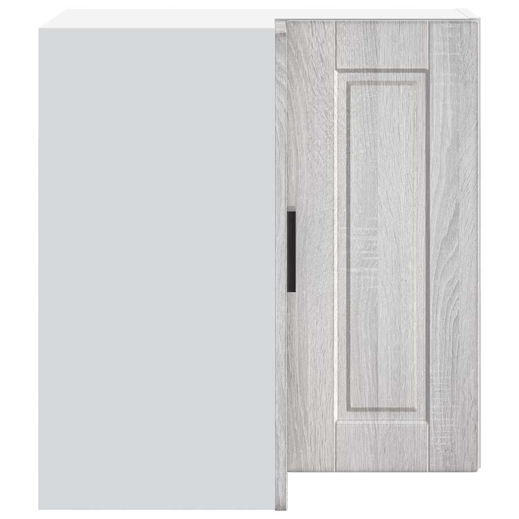 Armoire d'angle murale de cuisine Porto sonoma gris