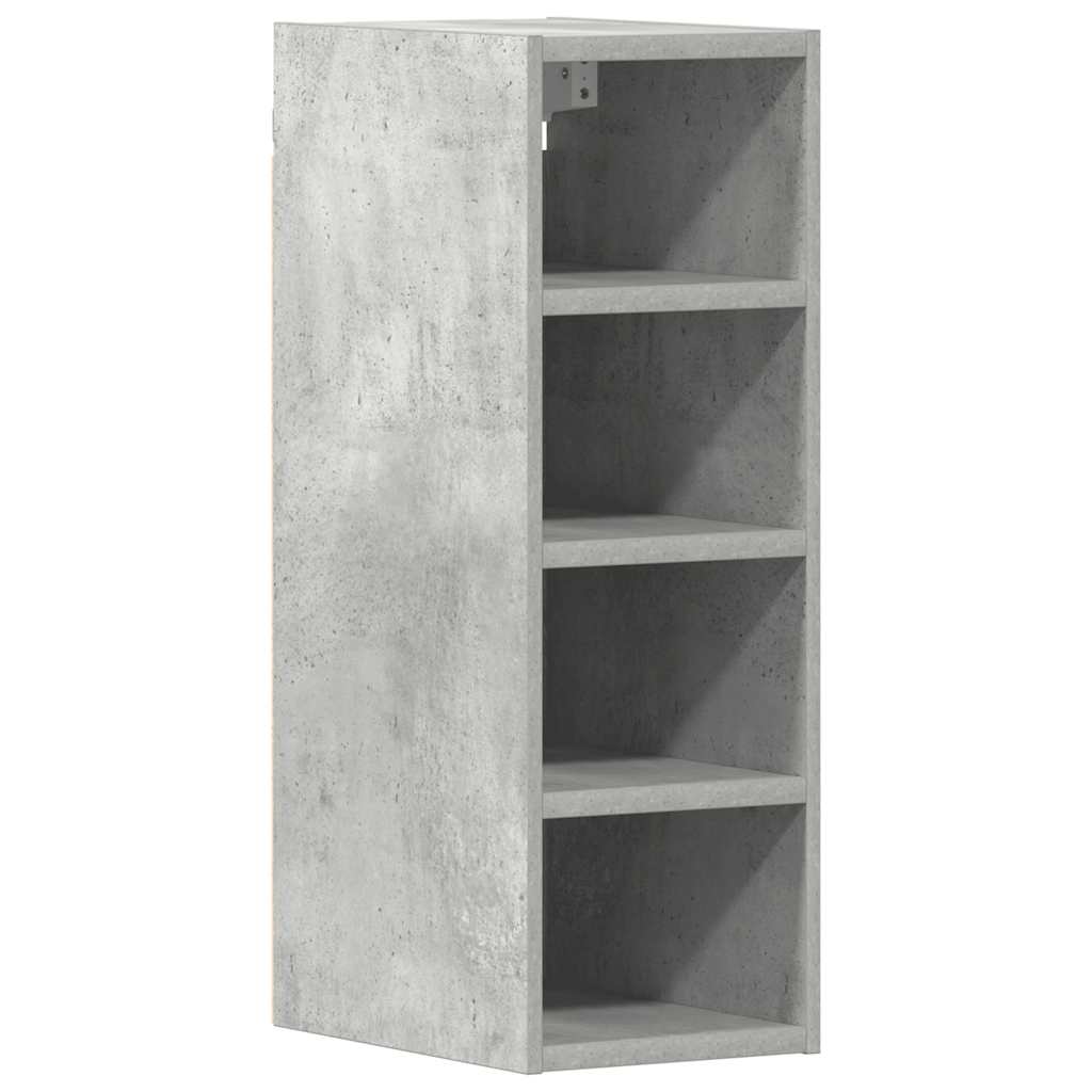 Armoire suspendue gris béton 20x29,5x60 cm bois d'ingénierie