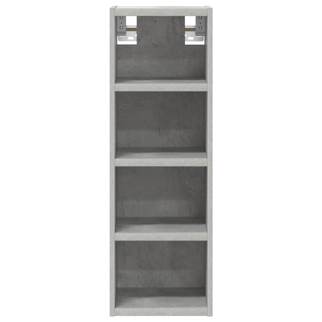 Armoire suspendue gris béton 20x29,5x60 cm bois d'ingénierie