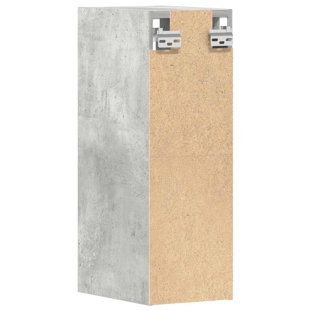 Armoire suspendue gris béton 20x29,5x60 cm bois d'ingénierie