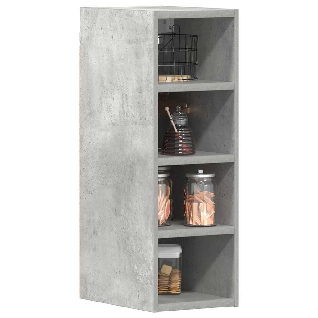 Armoire suspendue gris béton 20x29,5x60 cm bois d'ingénierie