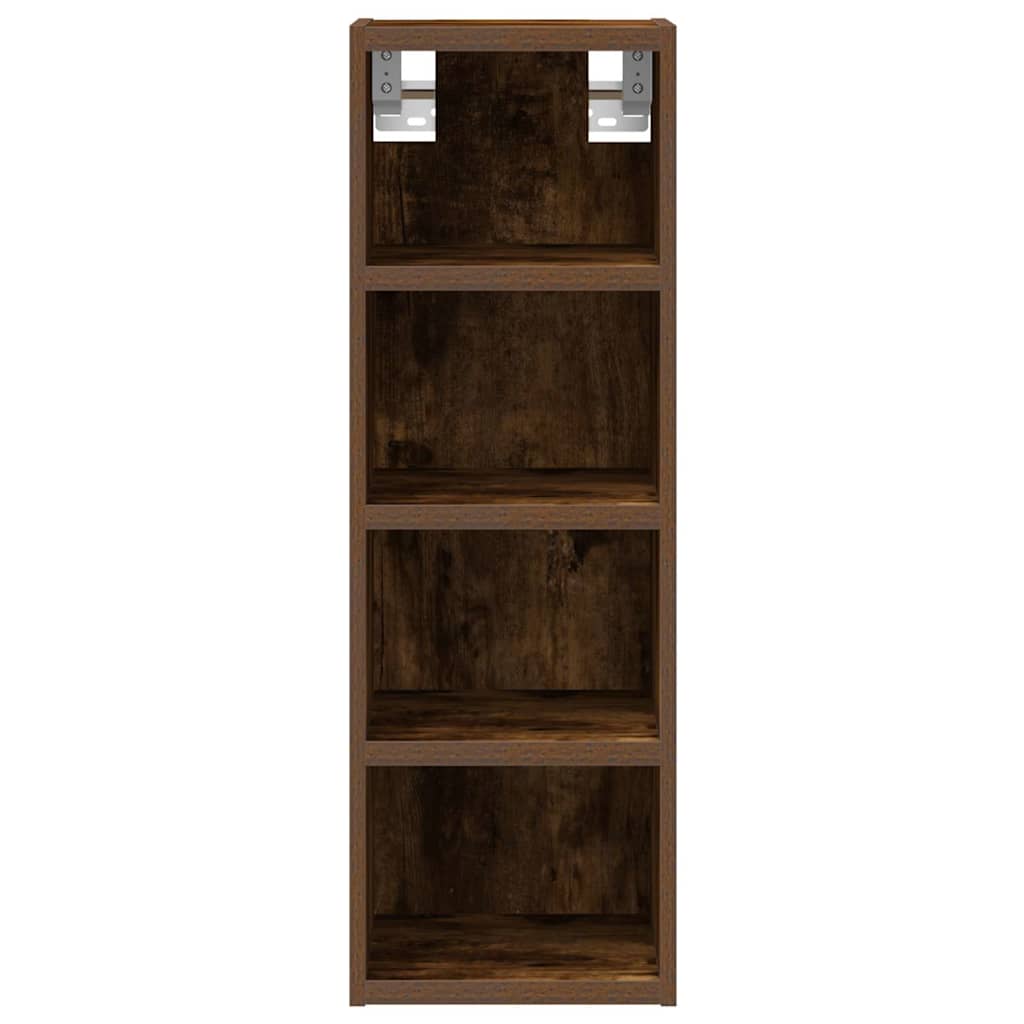 Armoire suspendue chêne fumé 20x29,5x60 cm bois d'ingénierie