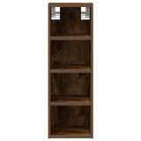 Armoire suspendue chêne fumé 20x29,5x60 cm bois d'ingénierie