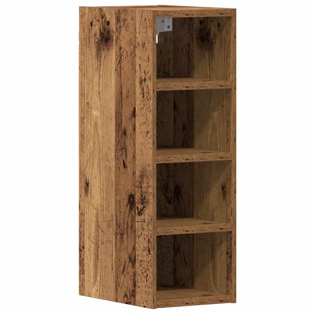 Armoire suspendue vieux bois 20x29,5x60 cm bois d'ingénierie