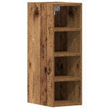 Armoire suspendue vieux bois 20x29,5x60 cm bois d'ingénierie