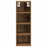 Armoire suspendue vieux bois 20x29,5x60 cm bois d'ingénierie