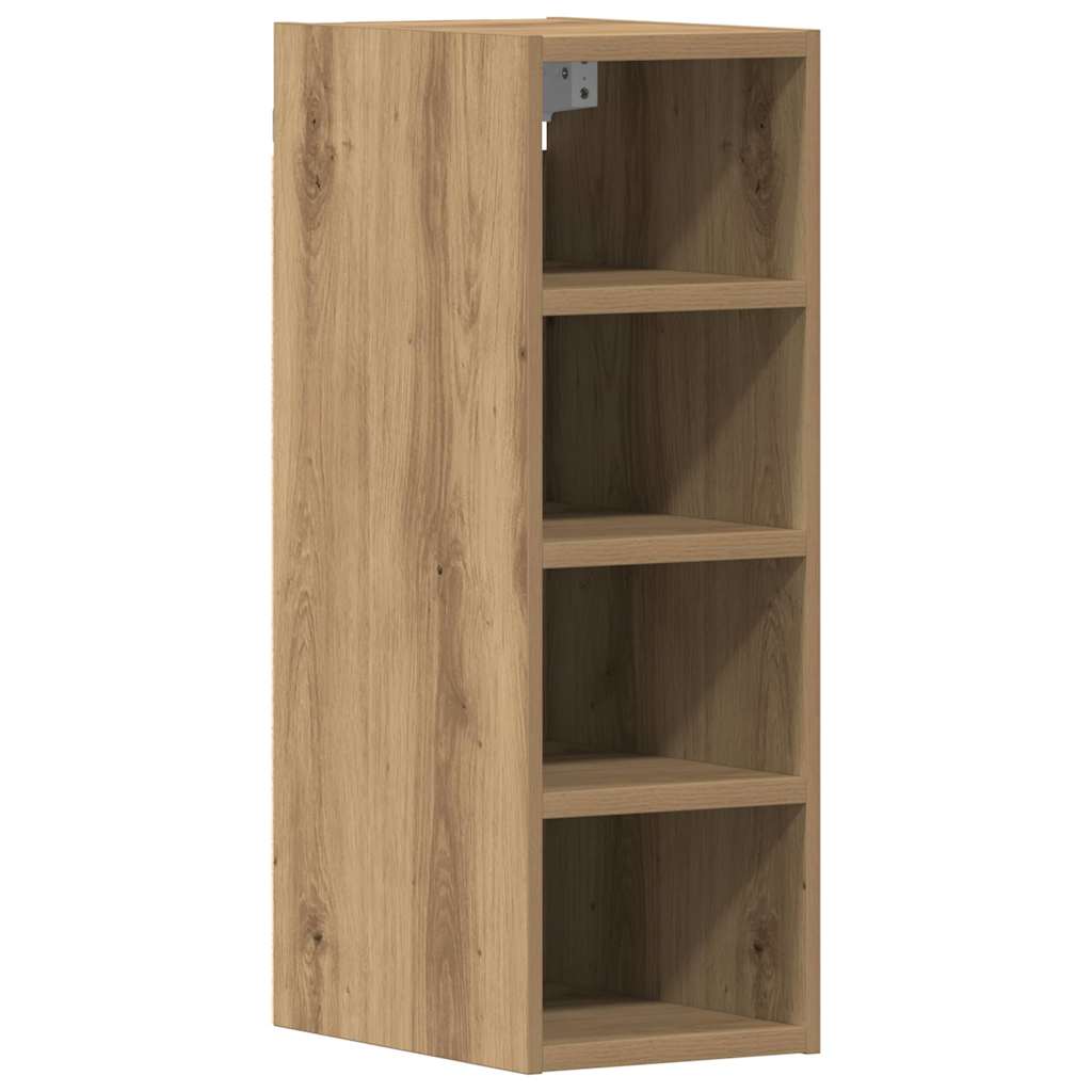 Armoire suspendue chêne artisanal 20x29,5x60 cm bois ingénierie