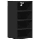 Black hanging cabinet 30x29.5x60 cm engineered wood