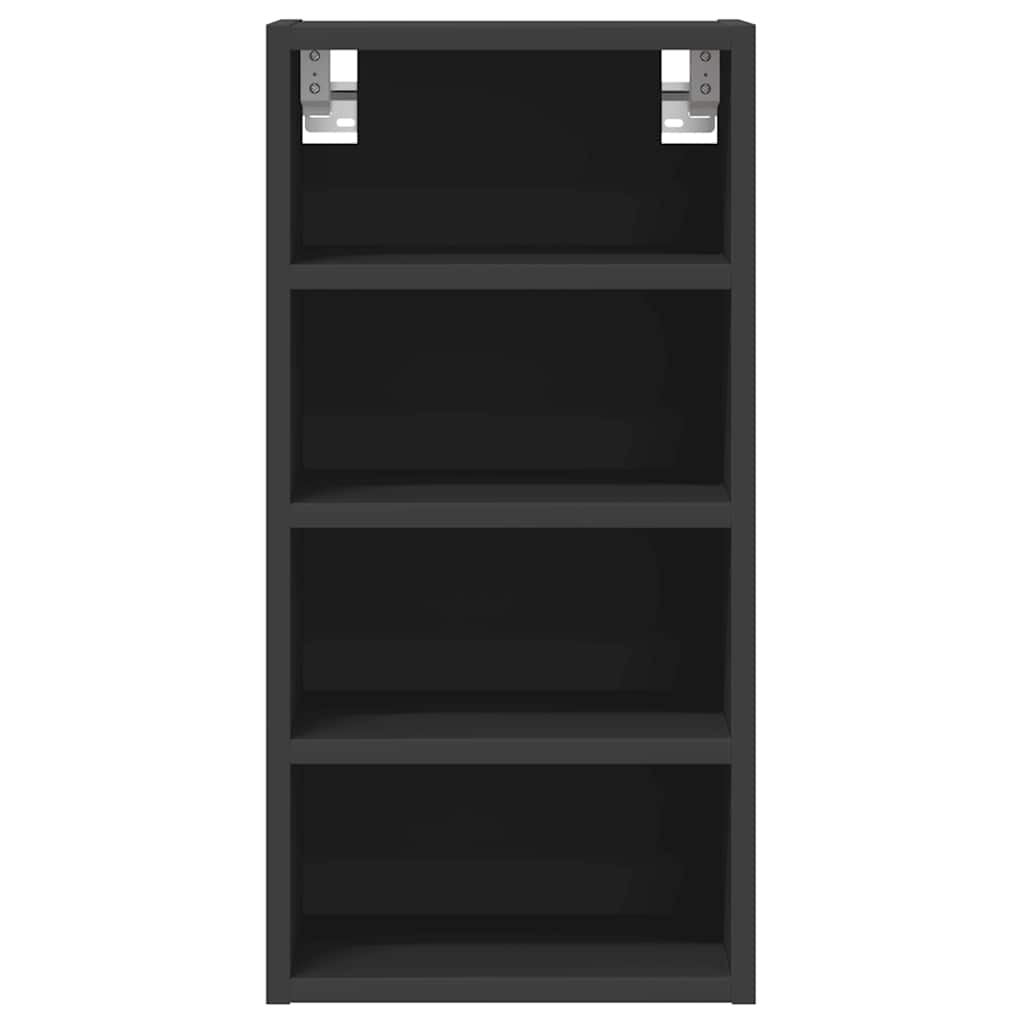 Black hanging cabinet 30x29.5x60 cm engineered wood