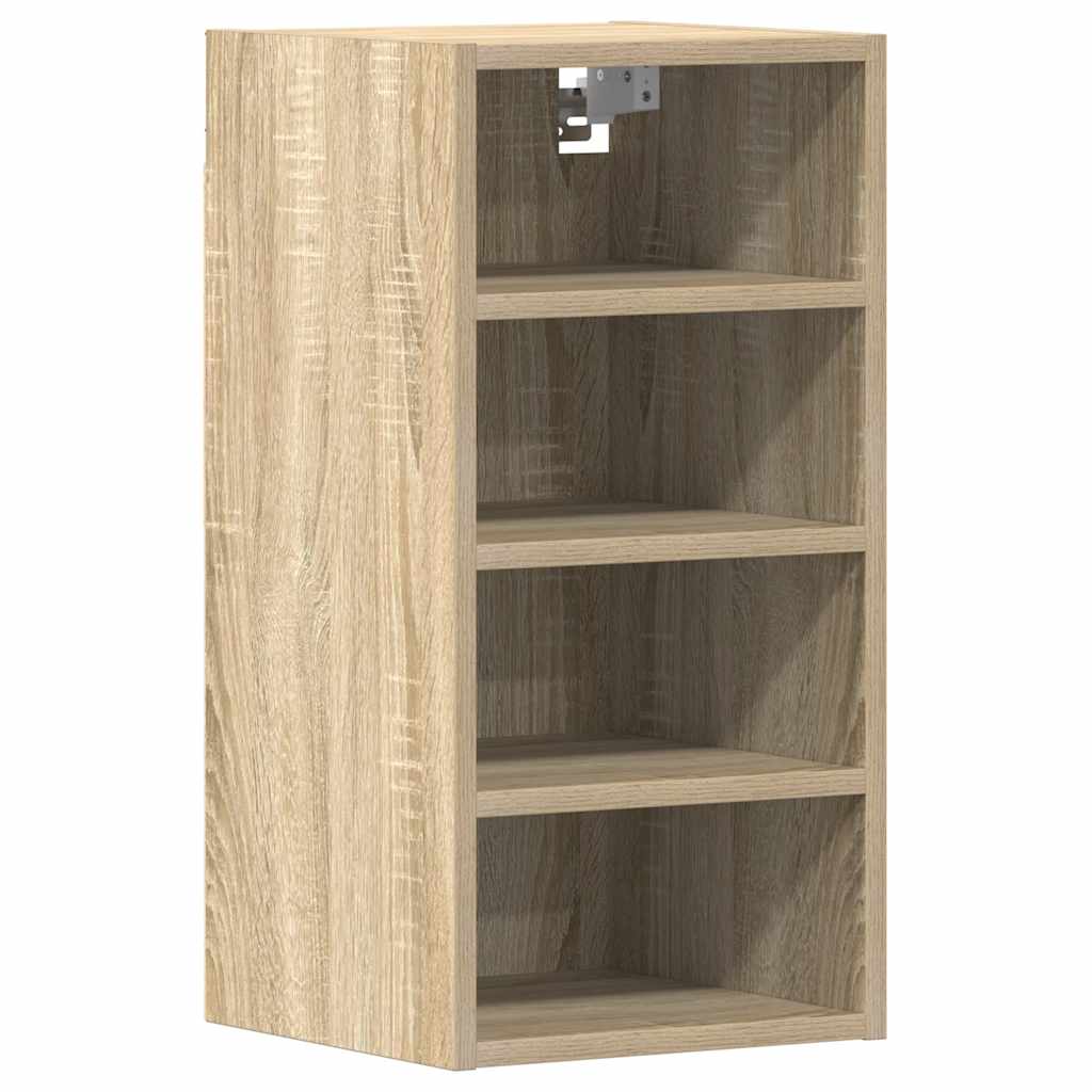 Armoire suspendue chêne sonoma 30x29,5x60 cm bois d'ingénierie