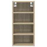 Armoire suspendue chêne sonoma 30x29,5x60 cm bois d'ingénierie