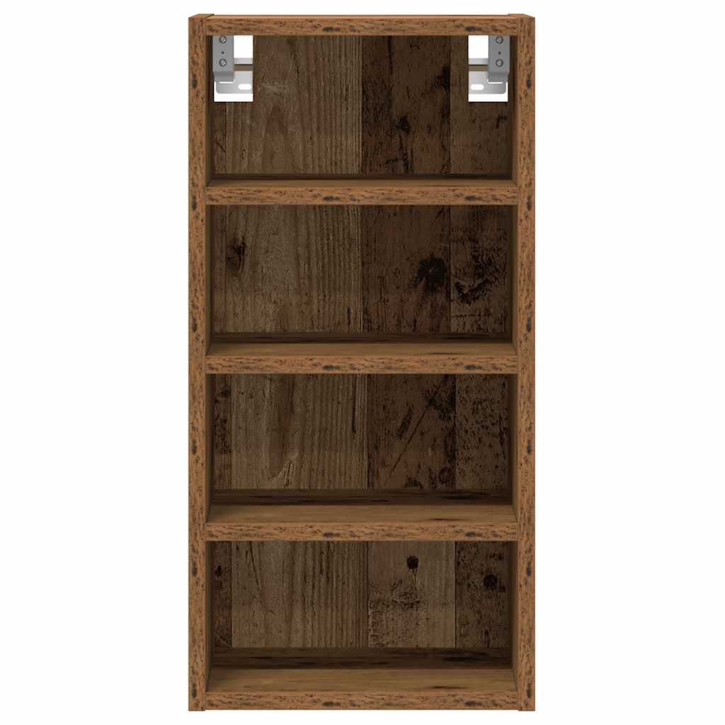 Armoire suspendue vieux bois 30x29,5x60 cm bois d'ingénierie