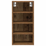 Armoire suspendue vieux bois 30x29,5x60 cm bois d'ingénierie