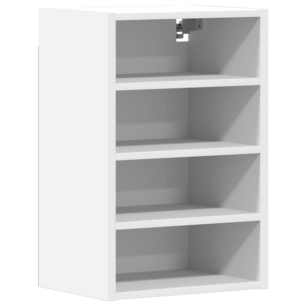 Armoire suspendue blanc 40x29,5x60 cm bois d'ingénierie