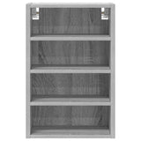 Armoire suspendue sonoma gris 40x29,5x60 cm bois d'ingénierie