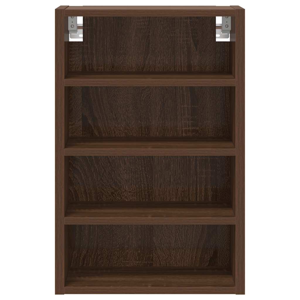 Armoire suspendue chêne marron 40x29,5x60 cm bois d'ingénierie