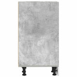 Armoire de plancher gris béton 40x44,5x81,5cm bois d’ingénierie