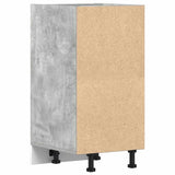 Armoire de plancher gris béton 40x44,5x81,5cm bois d’ingénierie