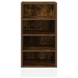 Armoire de plancher chêne fumé 40x44,5x81,5cm bois d'ingénierie