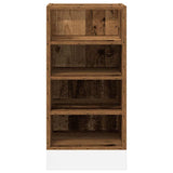 Armoire de plancher vieux bois 40x44,5x81,5cm bois d'ingénierie