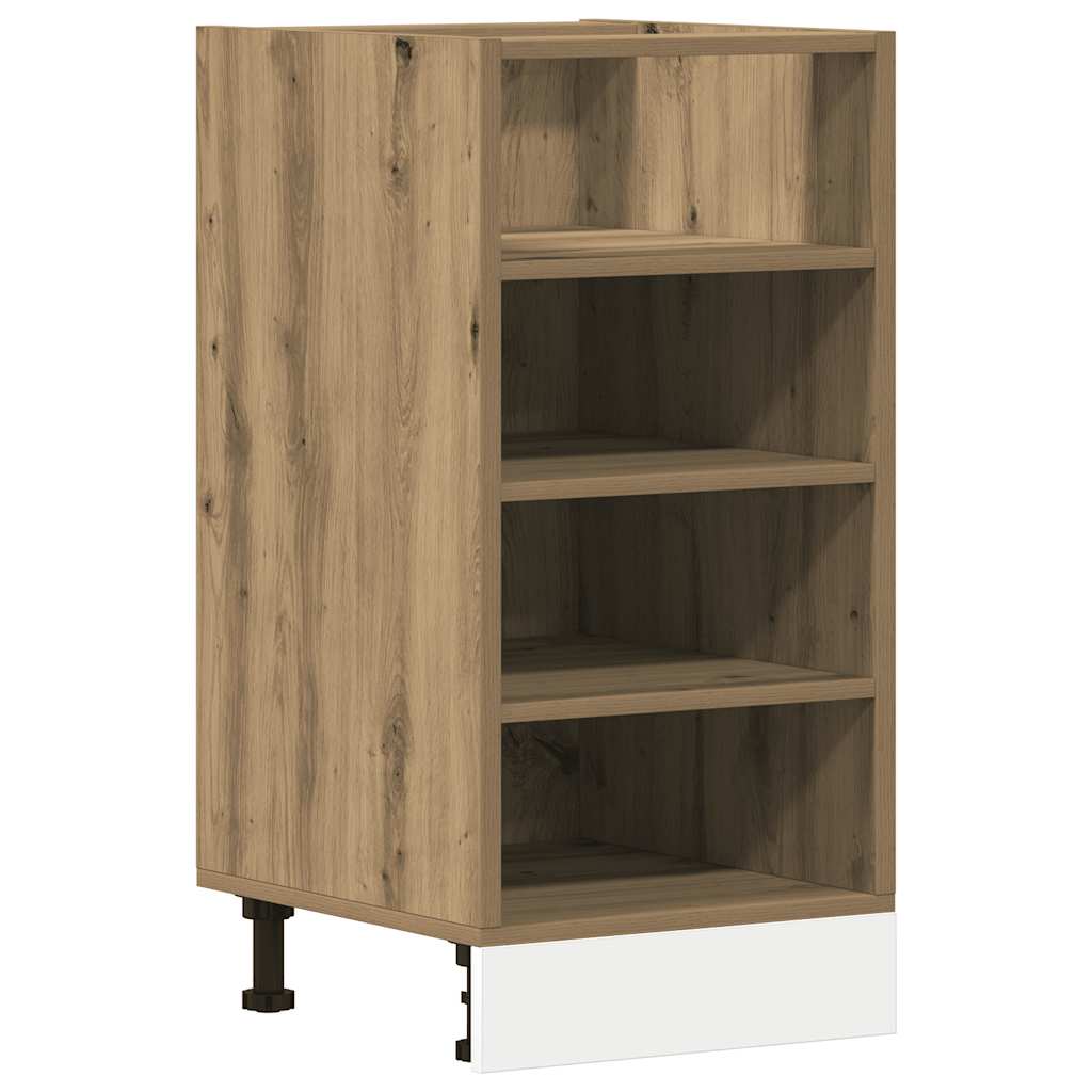 Armoire de plancher chêne artisanal 40x44,5x81,5 cm